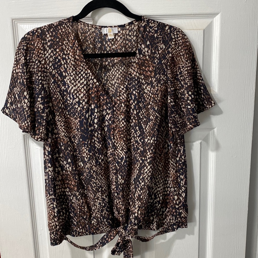 Snakeskin Top